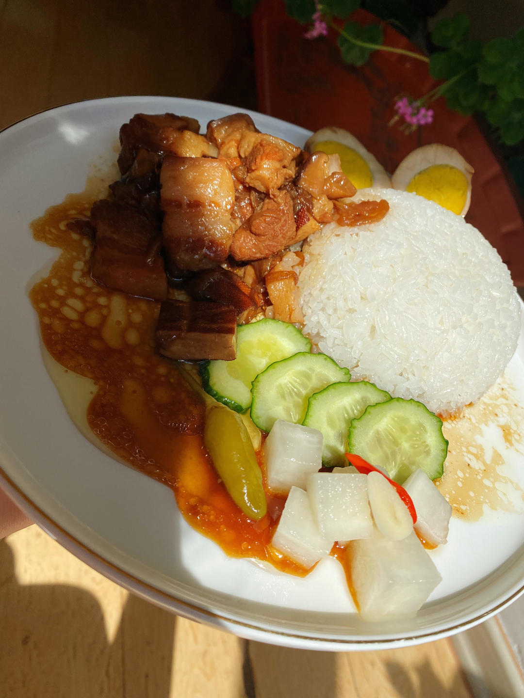 家庭版卤肉饭