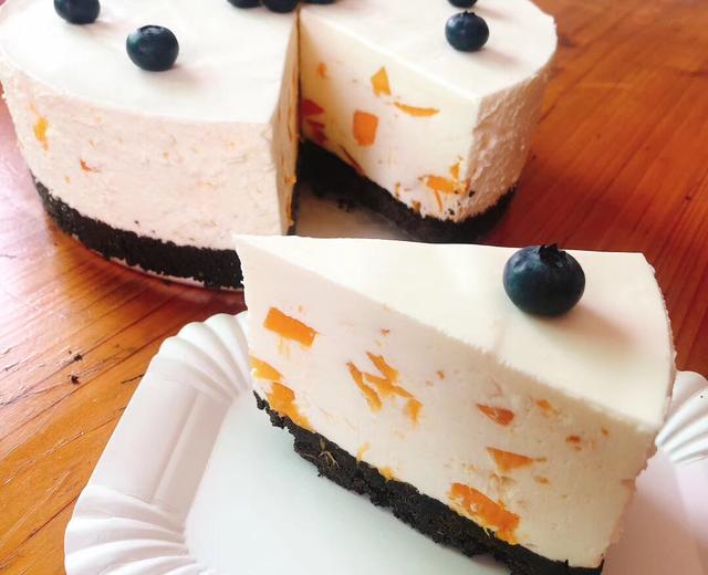 酸奶芒果慕斯蛋糕简易版（普通8寸活底）的做法