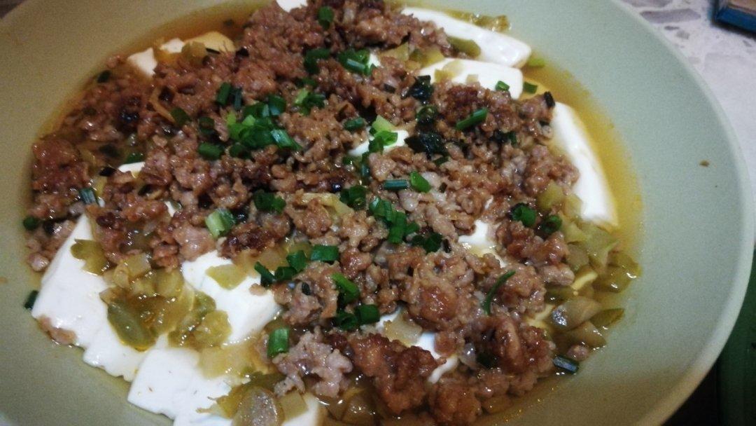 肉末蒸豆腐