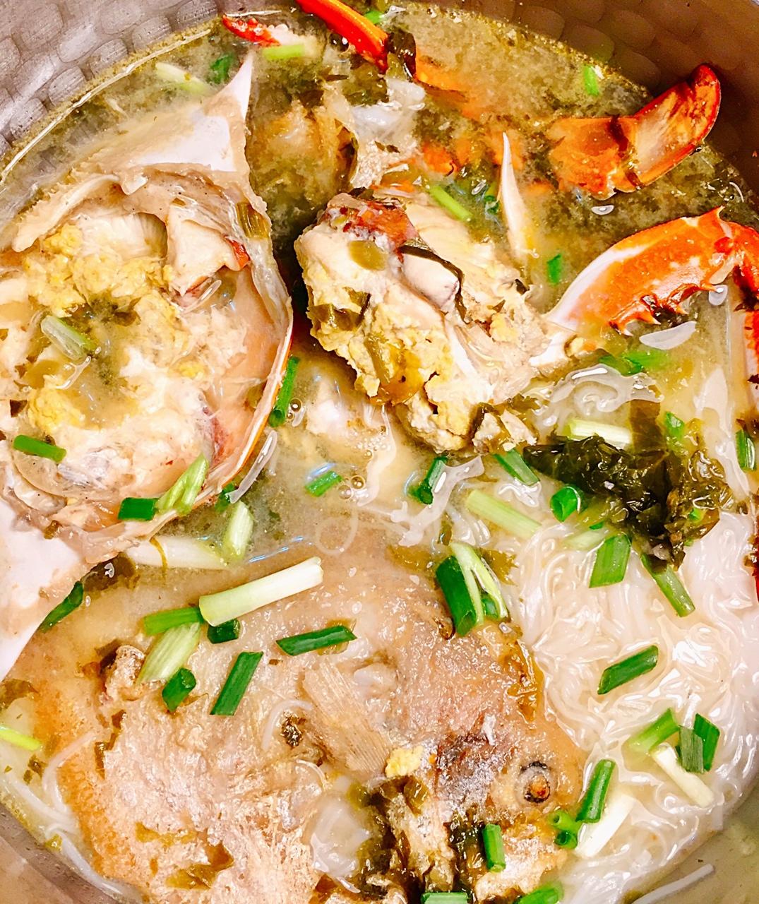 小林美食经做的海鲜面线糊