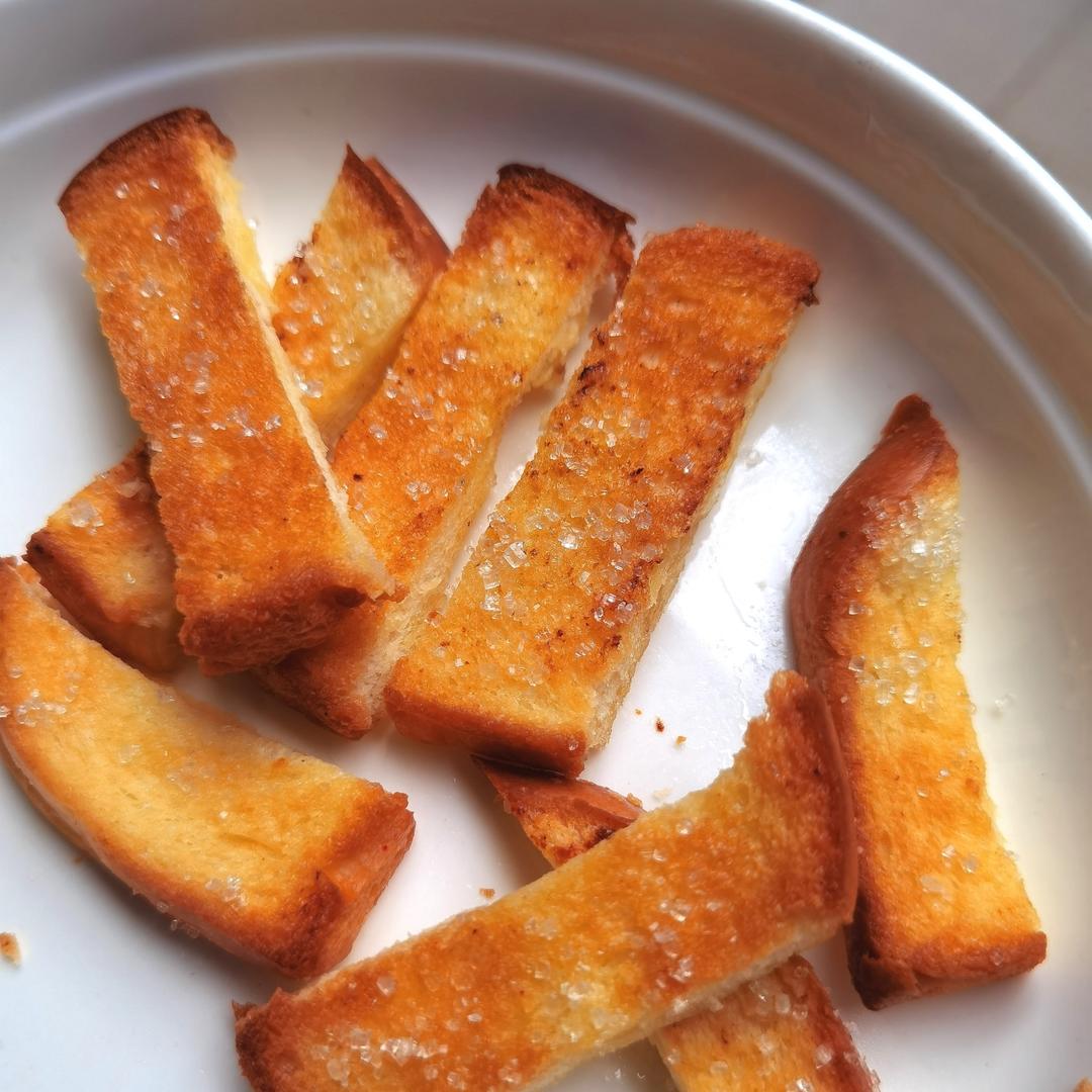 黄金烤吐司🍞条｜太香了