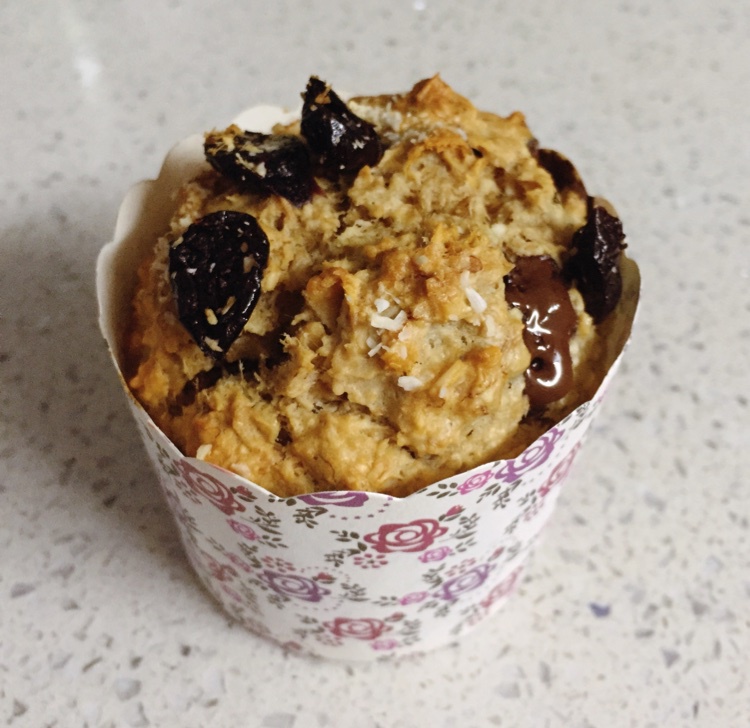 草莓香蕉燕麦片玛芬（无油）