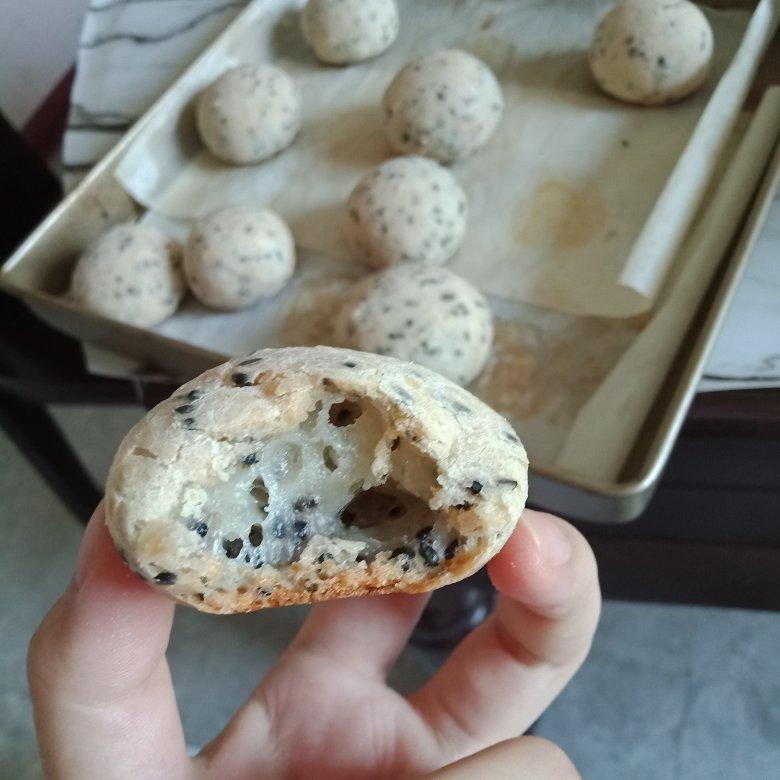 超简单的麻薯包！家里有木薯粉就能做！
