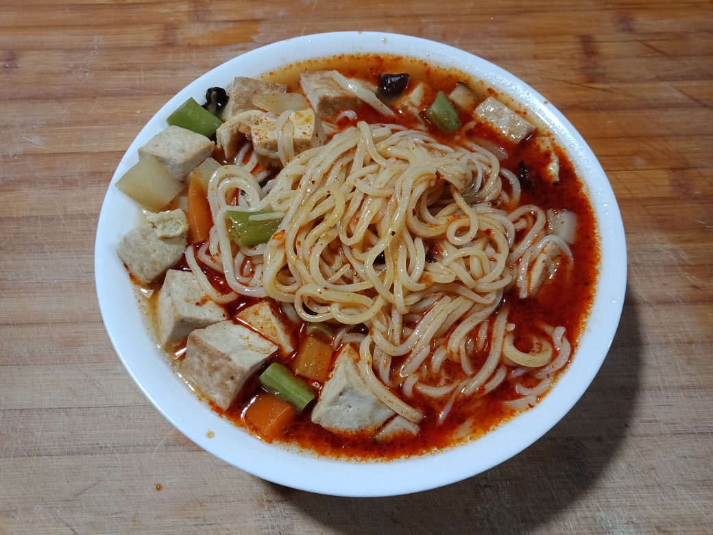 陕西臊子面(素)香辣卤可以做素菜汤的做法