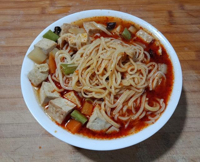 陕西臊子面(素)香辣卤可以做素菜汤的做法