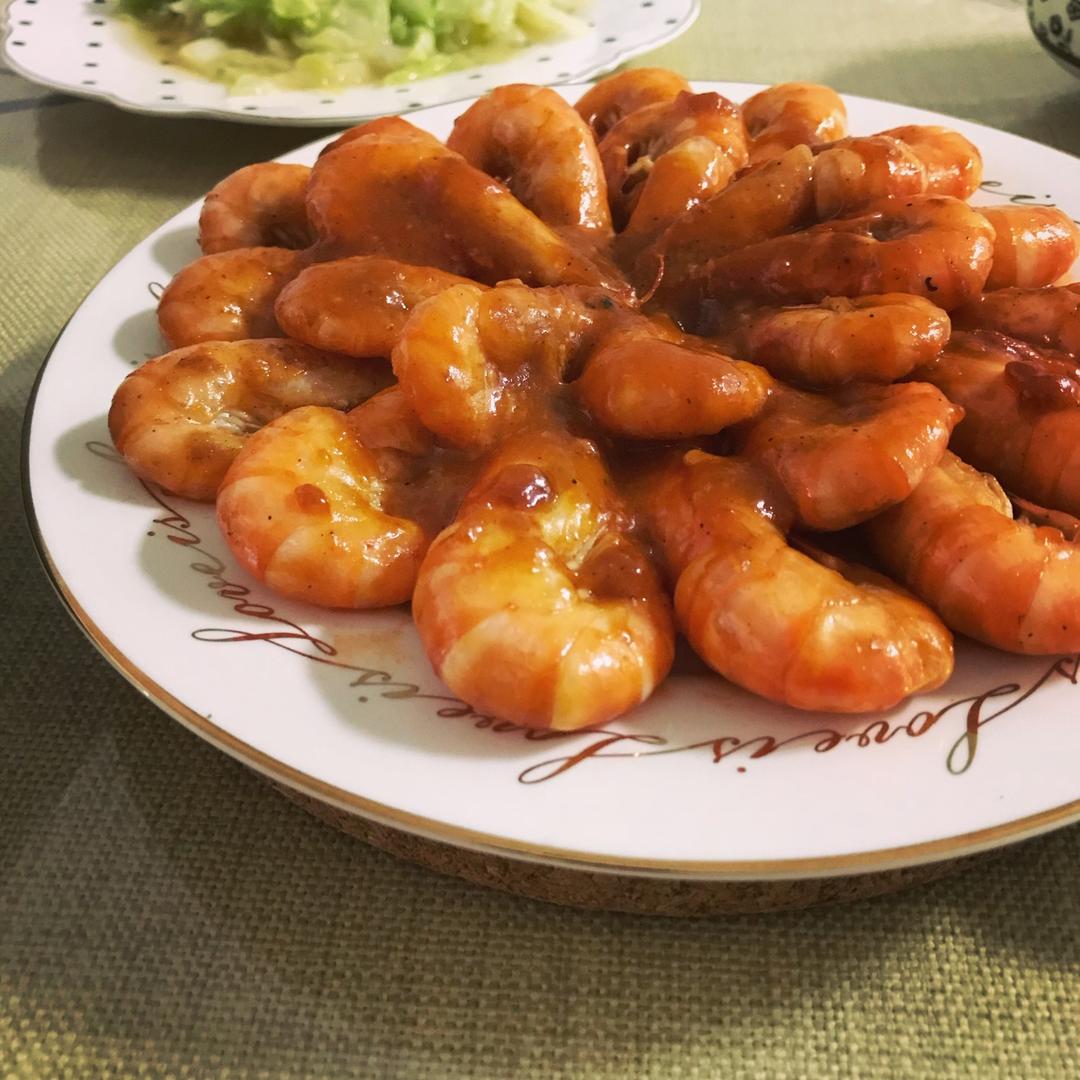 黄晓明茄汁大虾－中餐厅