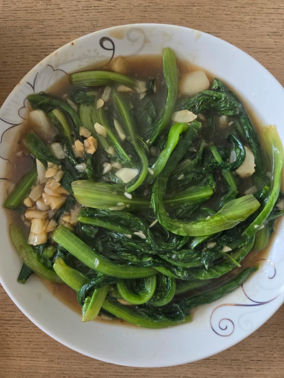 蒜蓉油麦菜（蚝油）