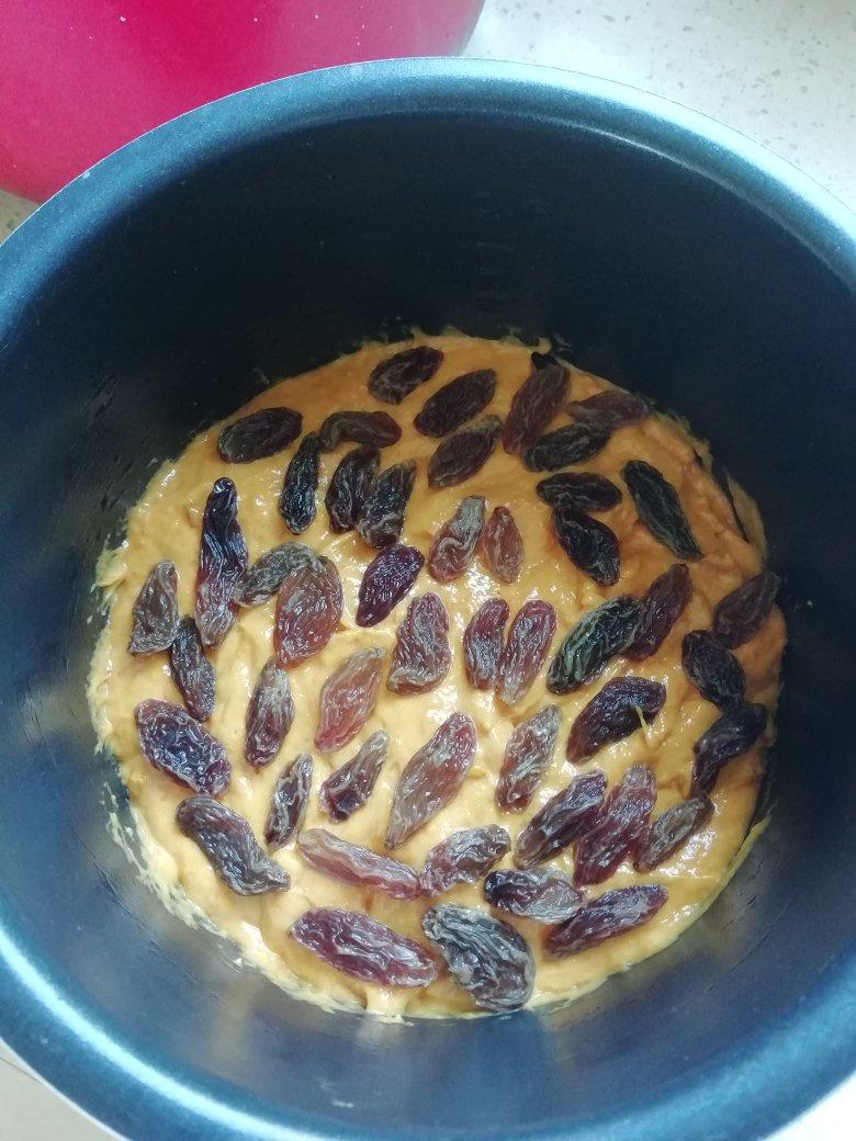 松软不发粘的南瓜发糕