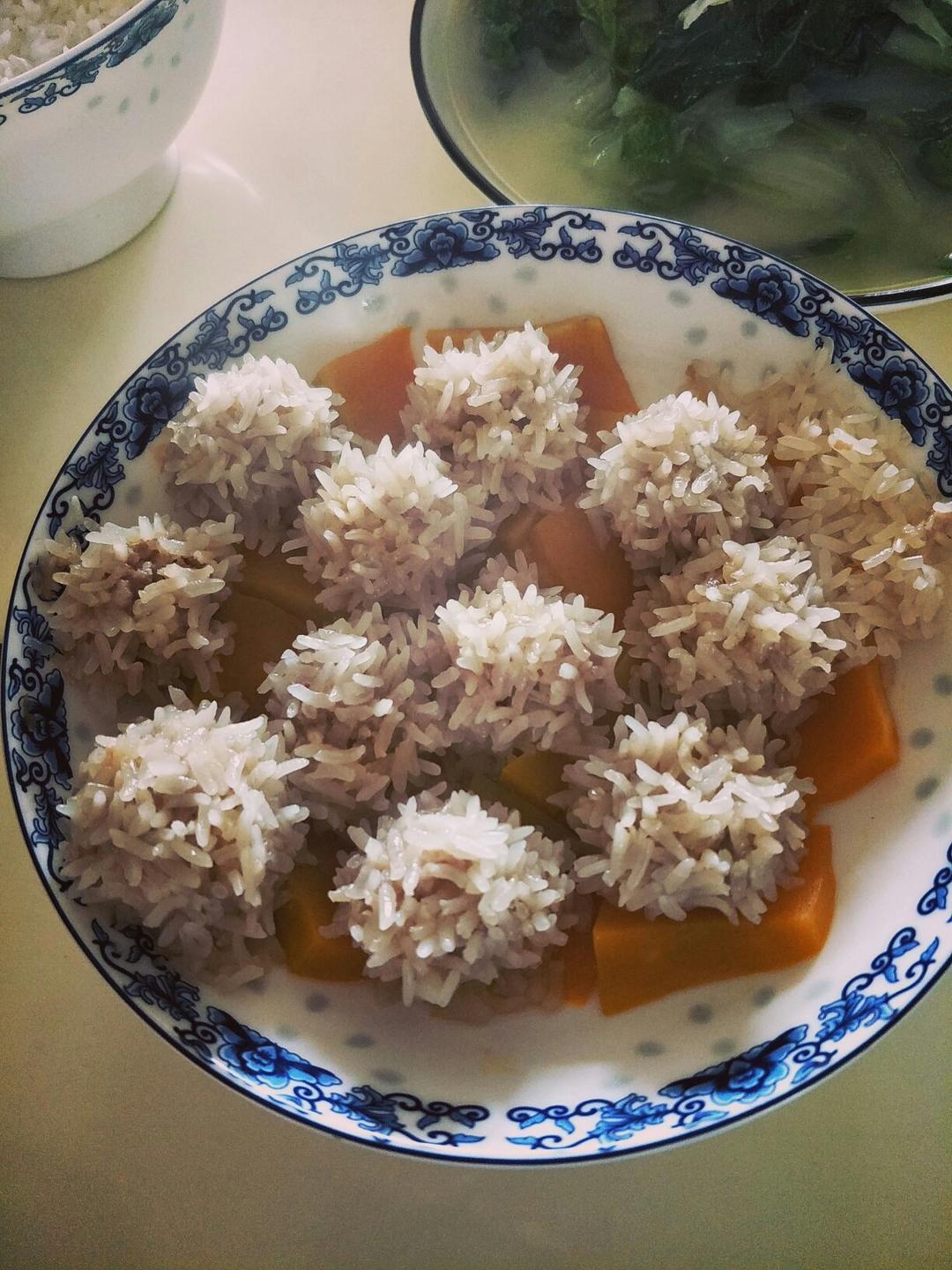 珍珠糯米丸子（宝宝可食）