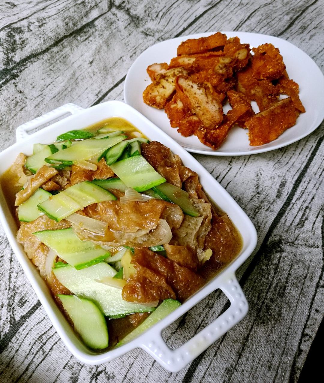 水无痕~做的天津独面筋