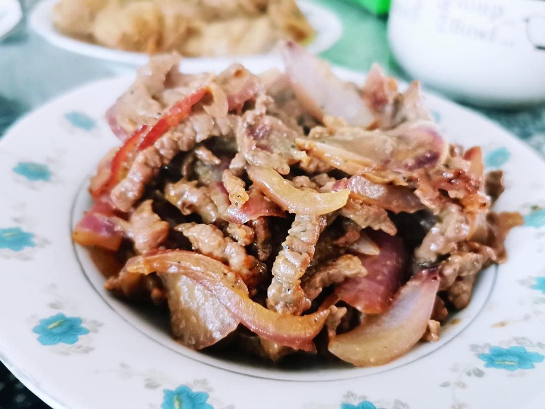洋葱牛肉丝