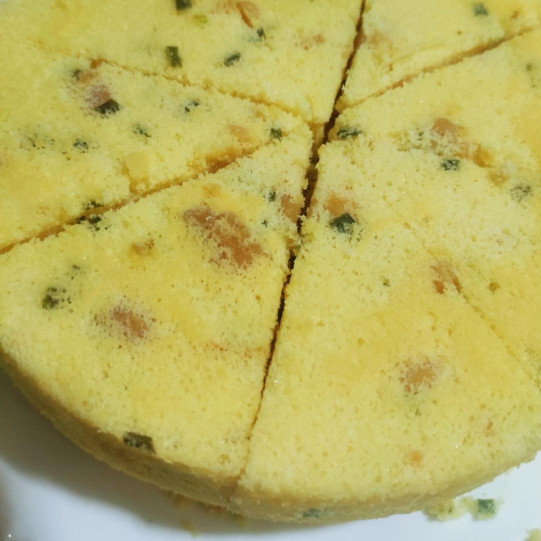 香葱肉松咸口戚风|松软可口，容易上瘾！