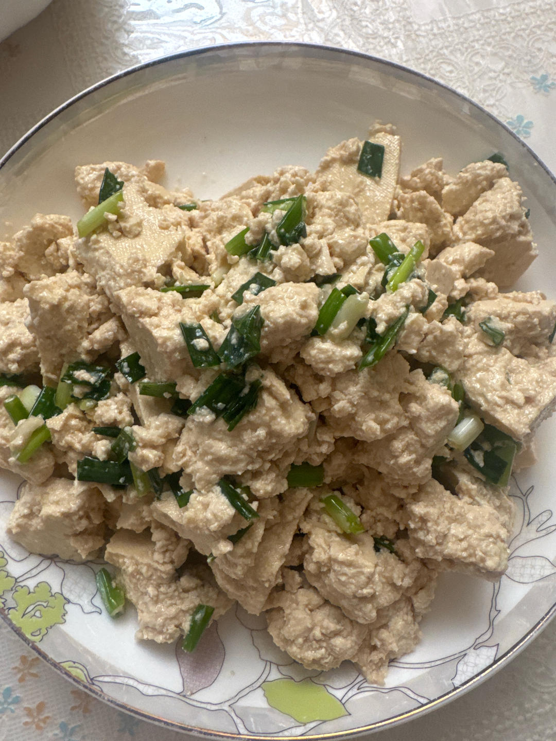 家庭版小葱拌豆腐😋