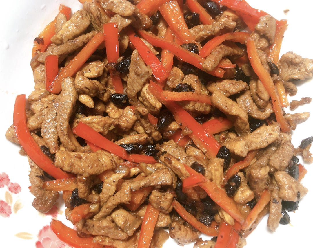 超级下饭的青椒肉丝