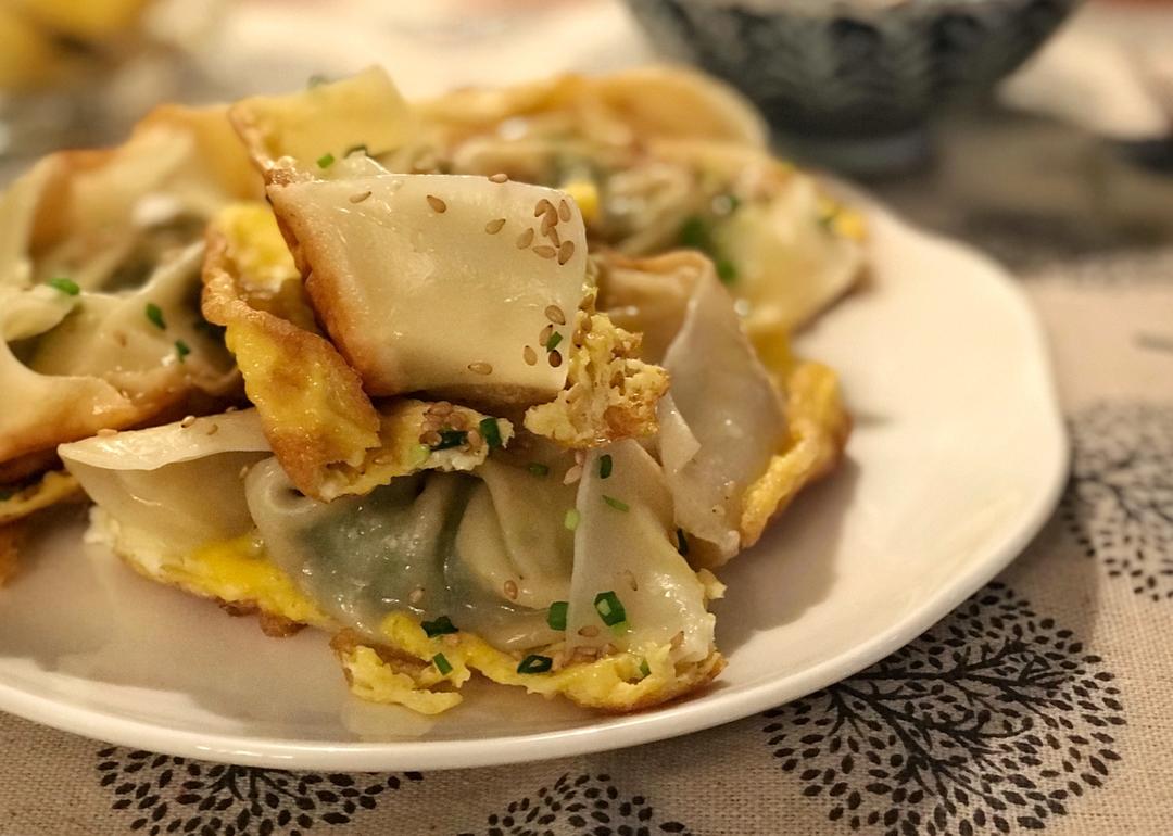 抱蛋煎馄饨