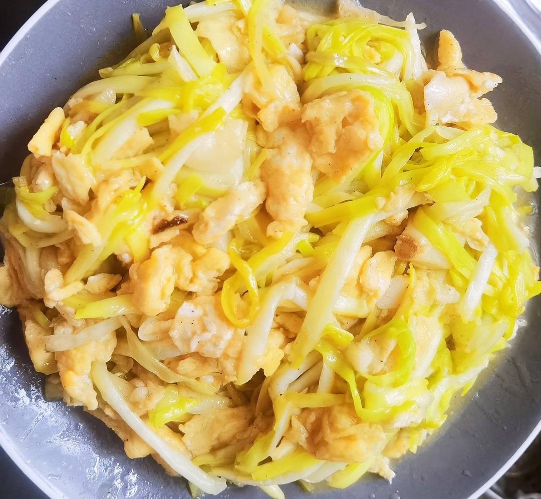 蒜黄炒蛋