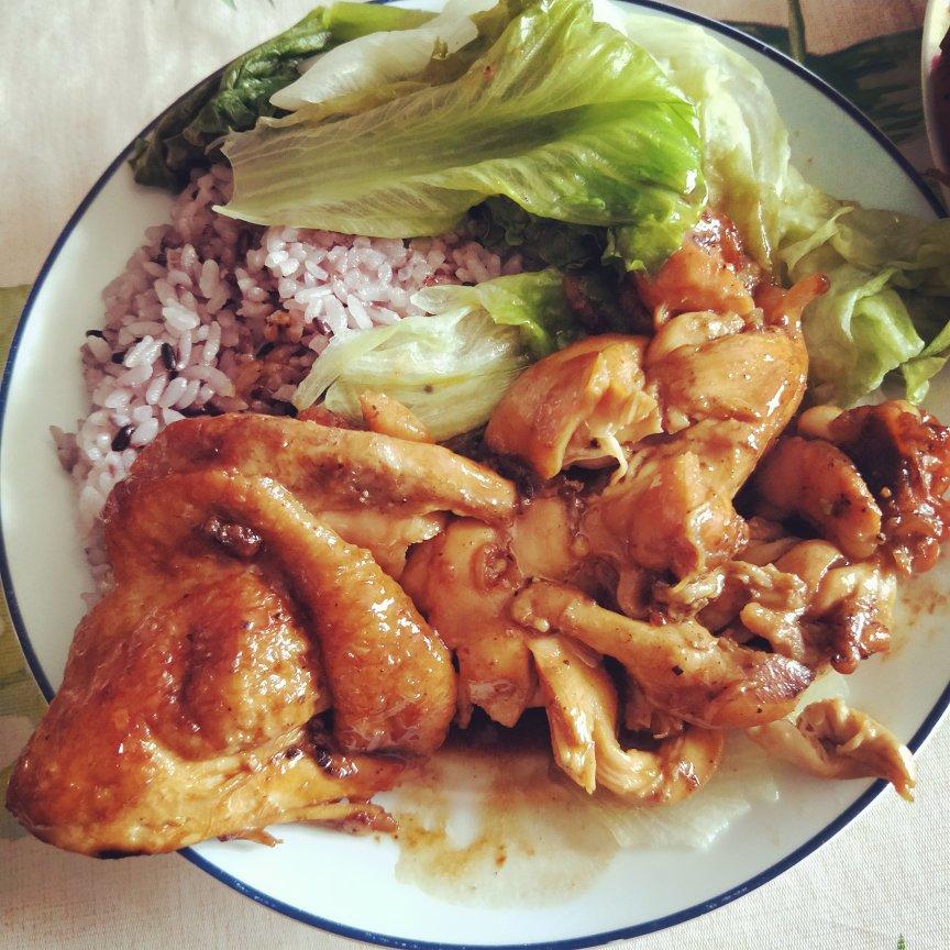 照烧鸡腿饭