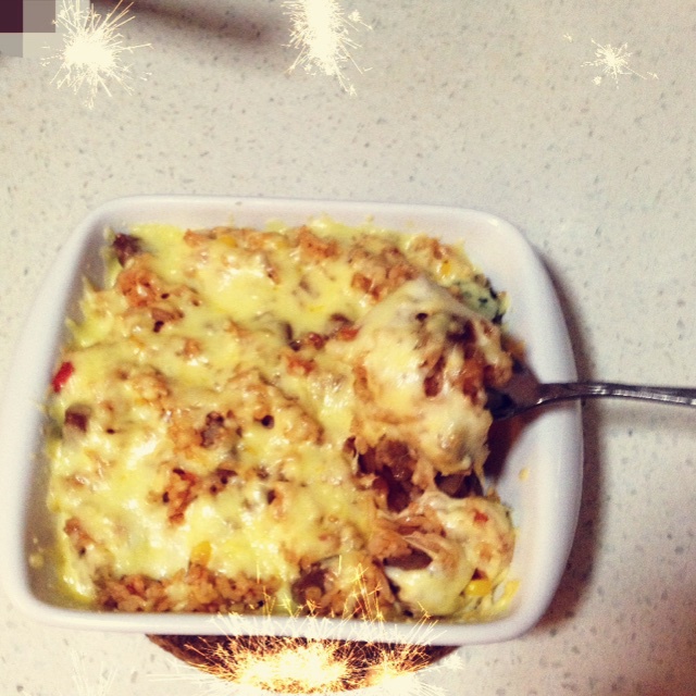 番茄鸡肉浓情焗饭【两人份】