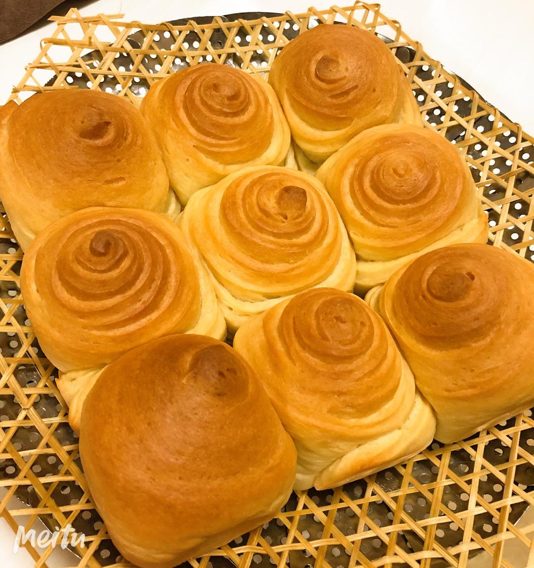 手撕奶油老面包【冷藏老面法】