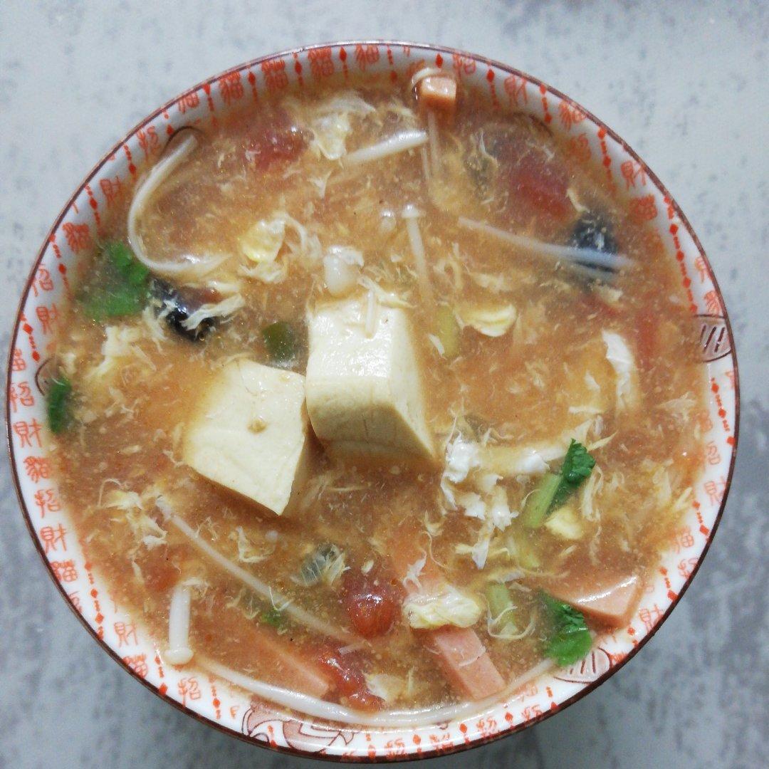 10分钟就能搞定的低脂酸辣汤❗好喝又开胃