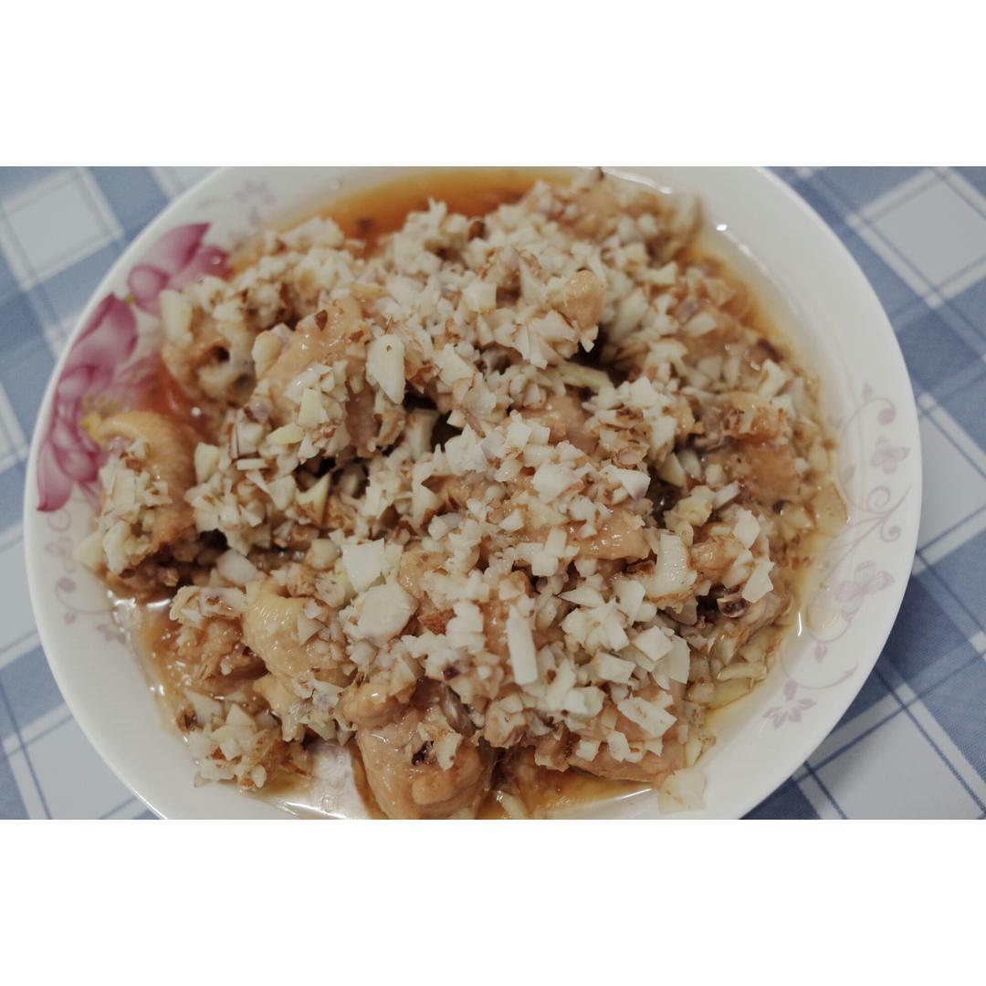 沙姜蒸滑鸡（鸡翅膀）