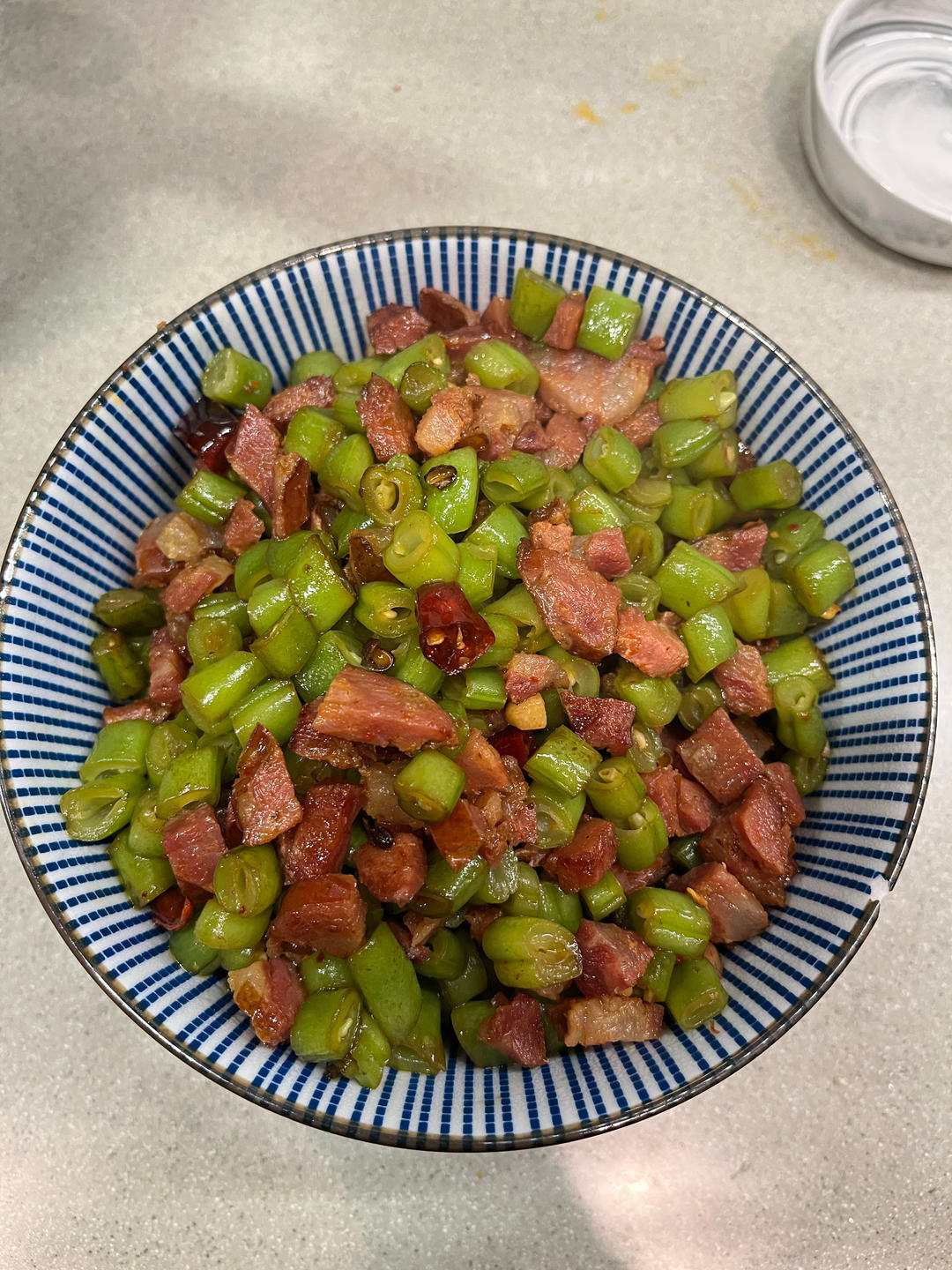 腊味烧青豆