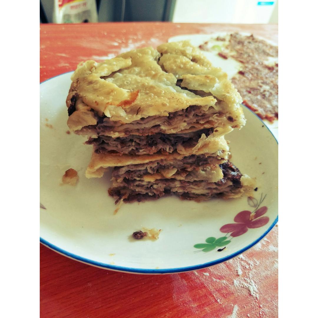 千层牛肉饼