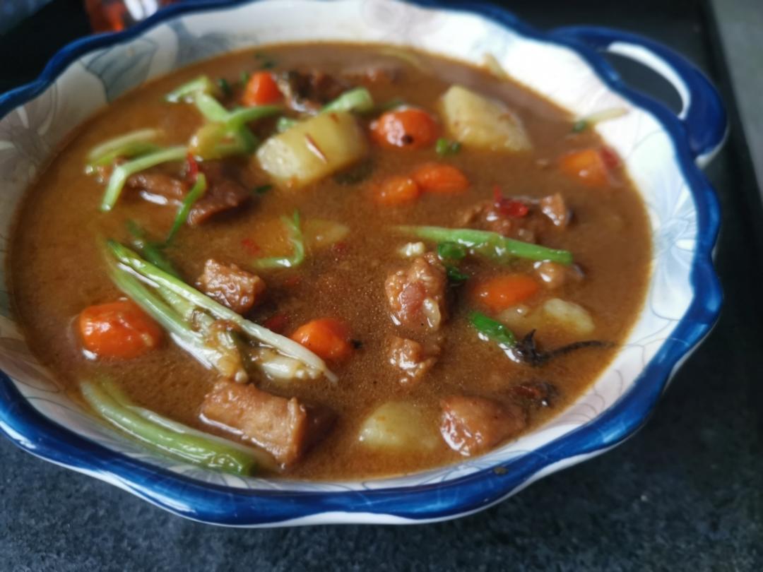 土豆焖牛肉