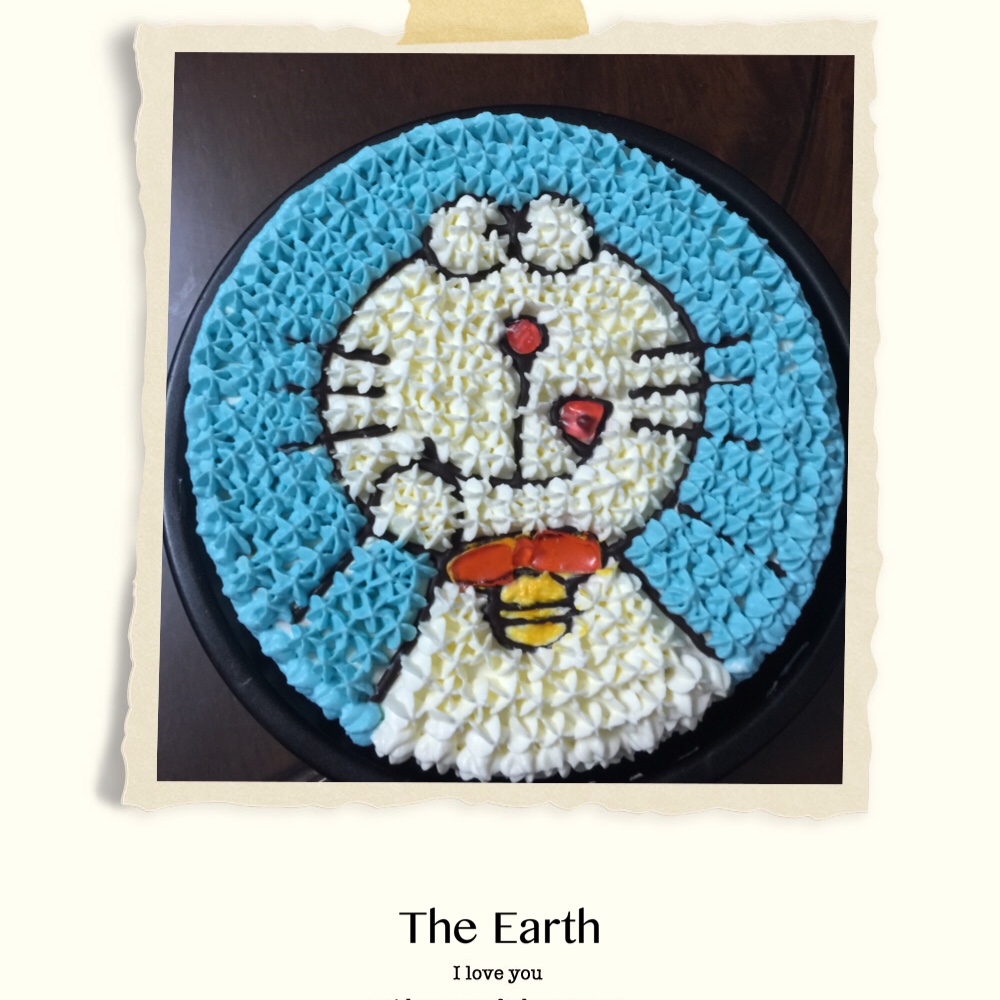 机器猫奶油蛋糕