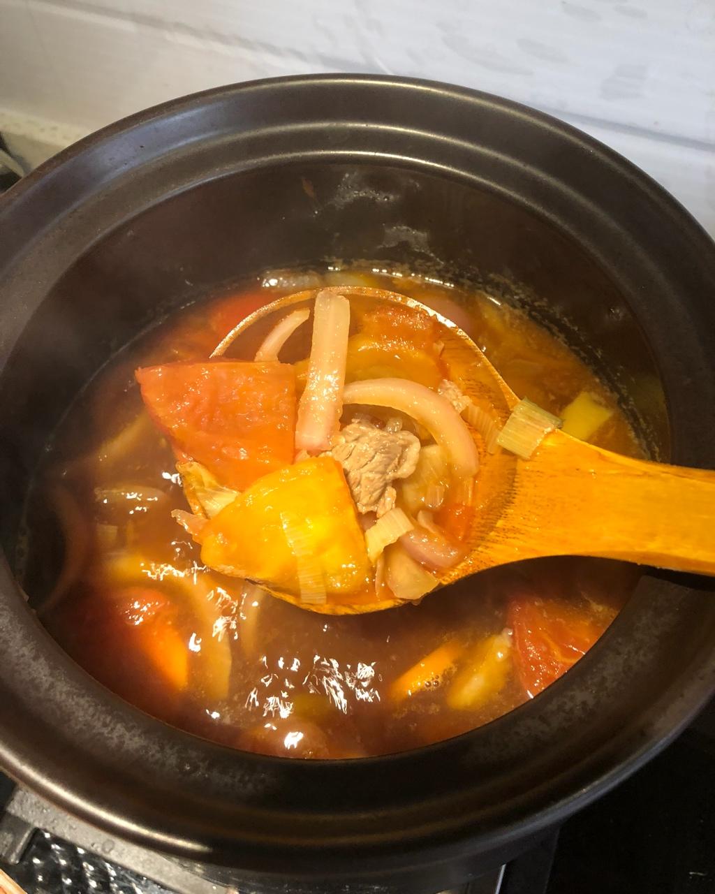 番茄土豆炖牛腩