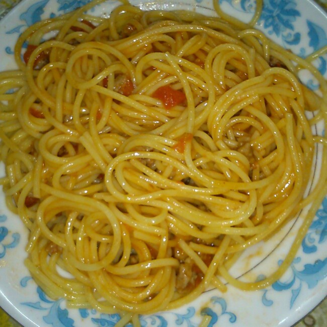 番茄肉酱意大利面