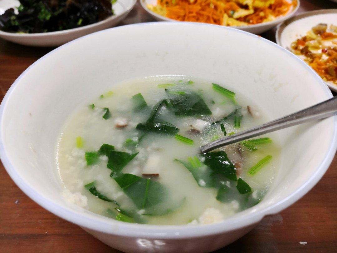 香菇青菜粥