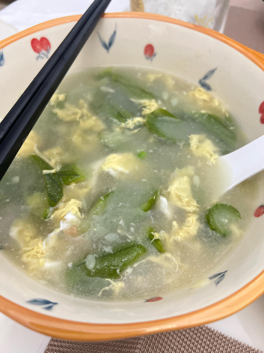 丝瓜鸡蛋汤