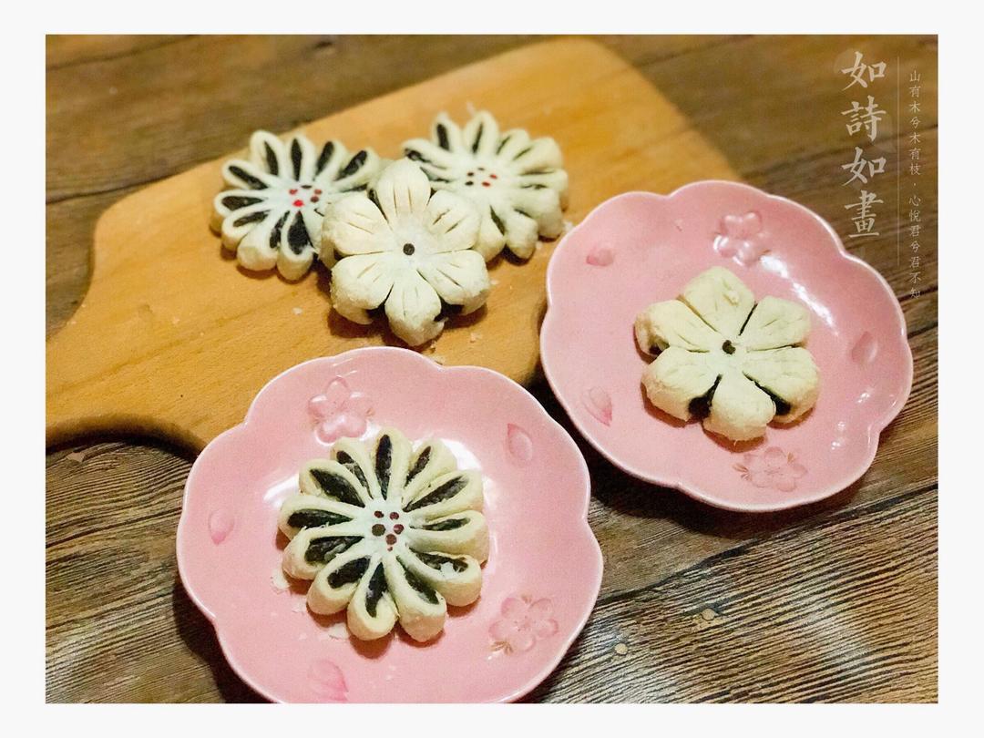 枣花酥，枣泥菊花酥