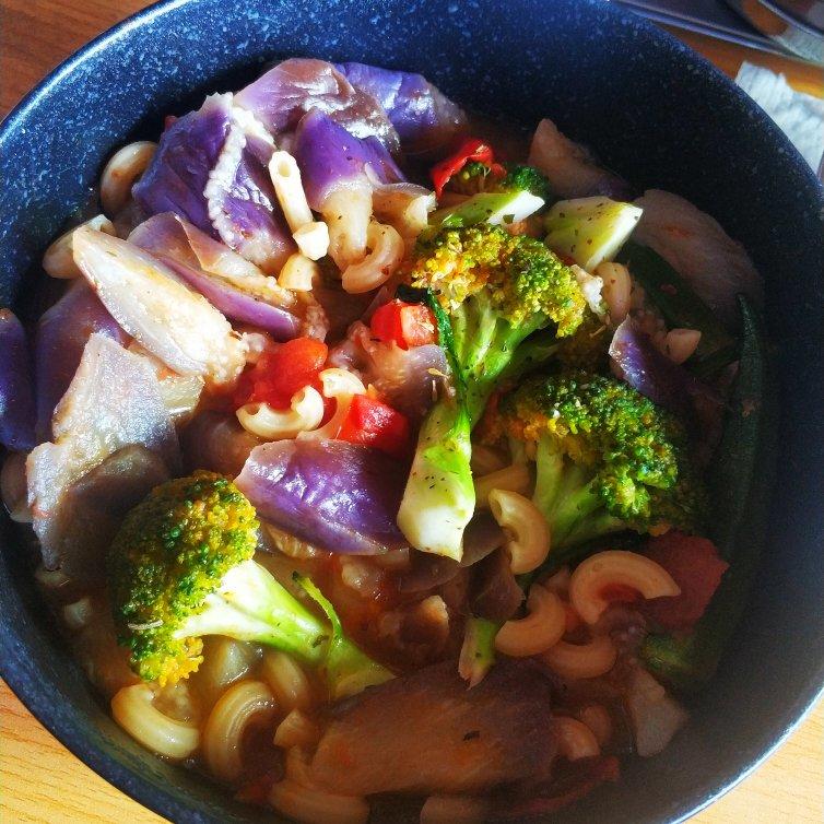 轻食·西红柿烧茄子（几乎无油！）快手减脂菜·健身餐