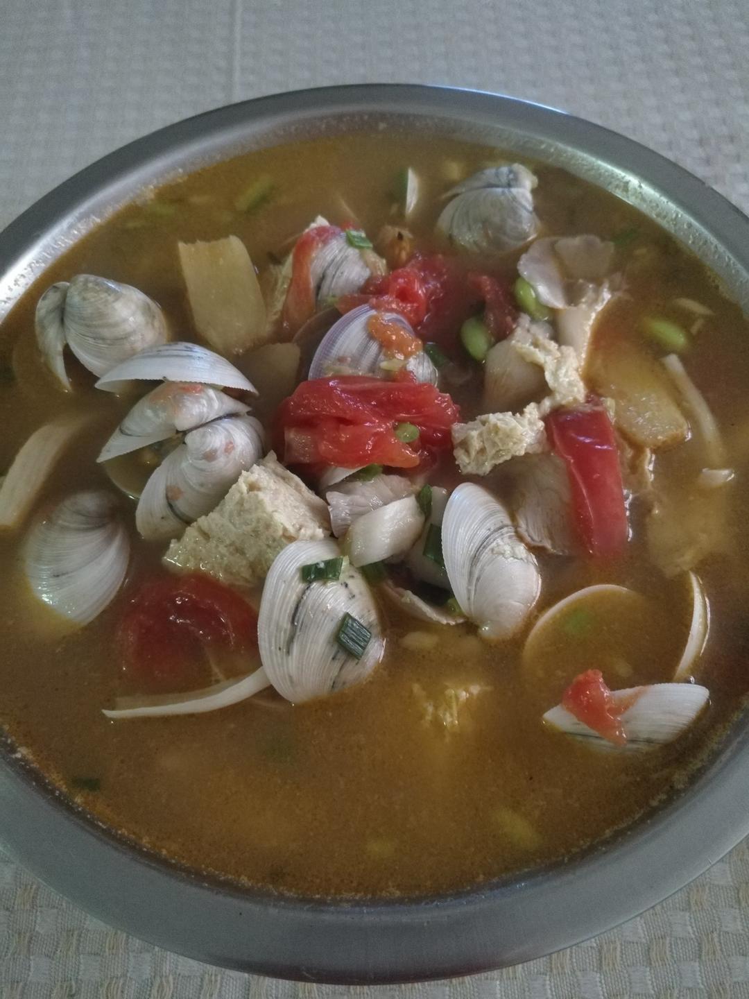 豆腐蛤蜊汤