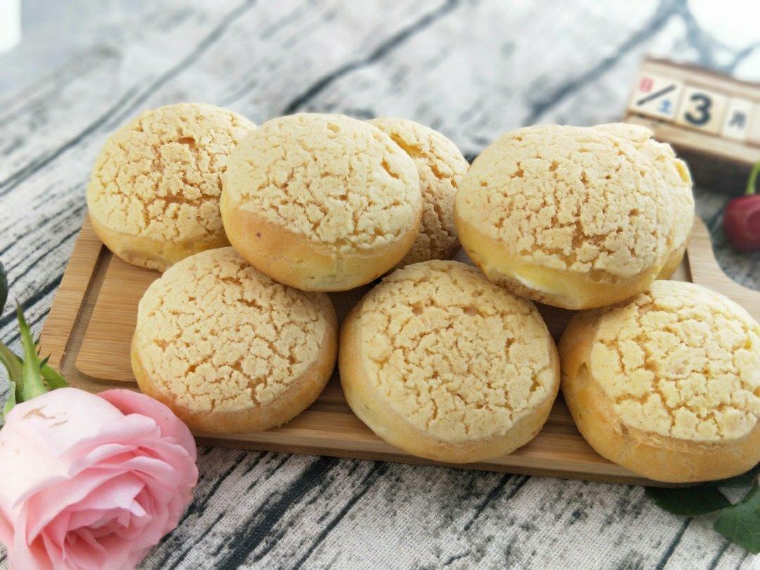 酥皮奶油泡芙--#皮黑森林#