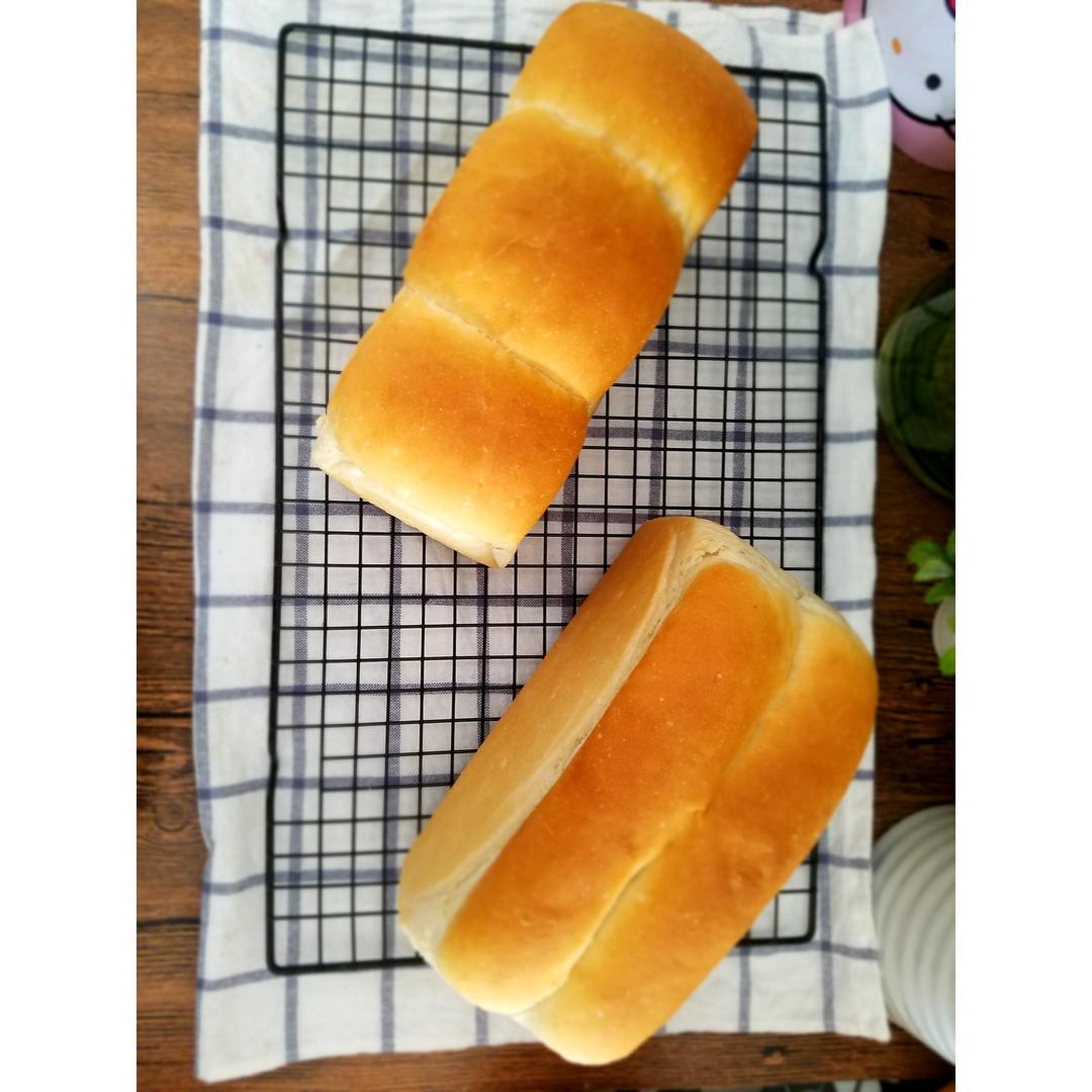 只需一次发酵的低卡松软白土司