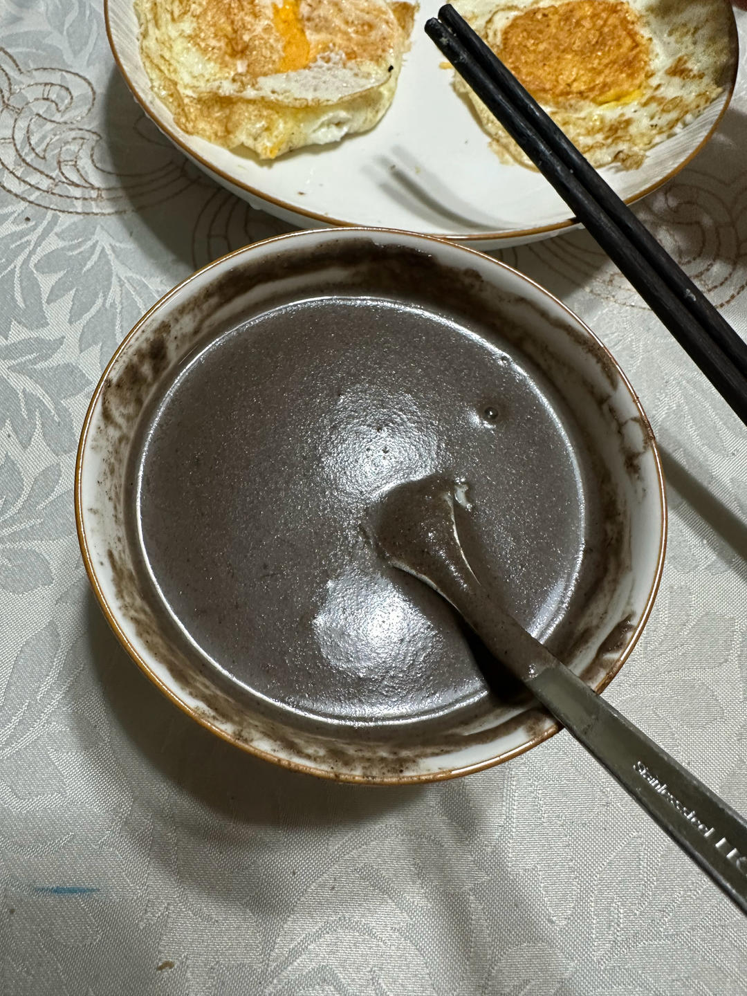 自制香浓黑芝麻糊《超简易破壁机.豆浆机版，懒人版》