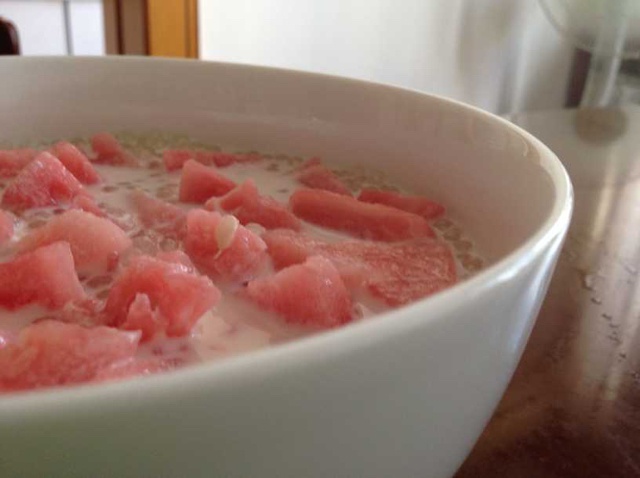 西瓜牛奶西米露