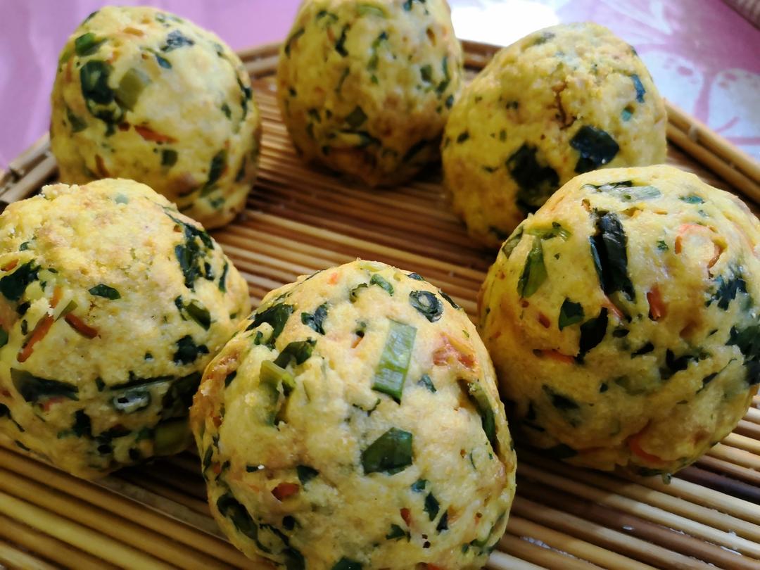 健康粗粮：菜窝头