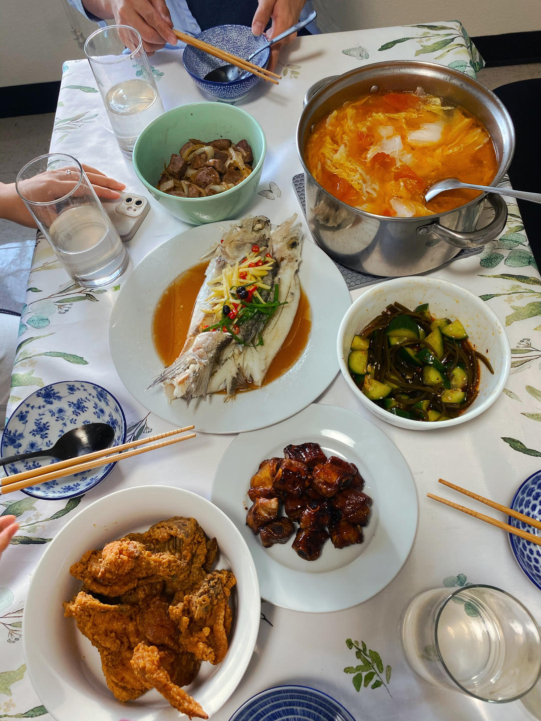清蒸鲈鱼（桂鱼、多宝、鸦片鱼等）
