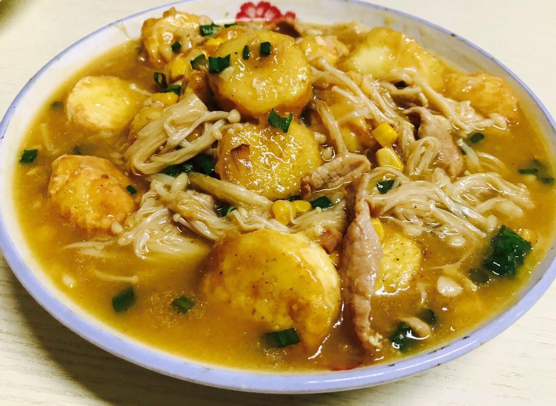 超级下饭菜--金针菇日本豆腐