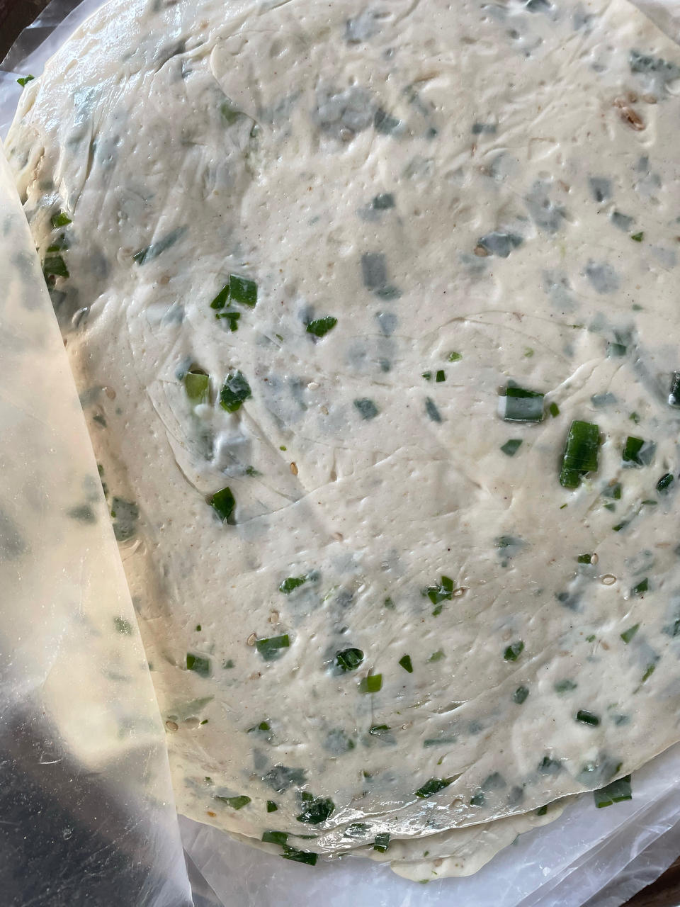 香葱手抓饼胚子