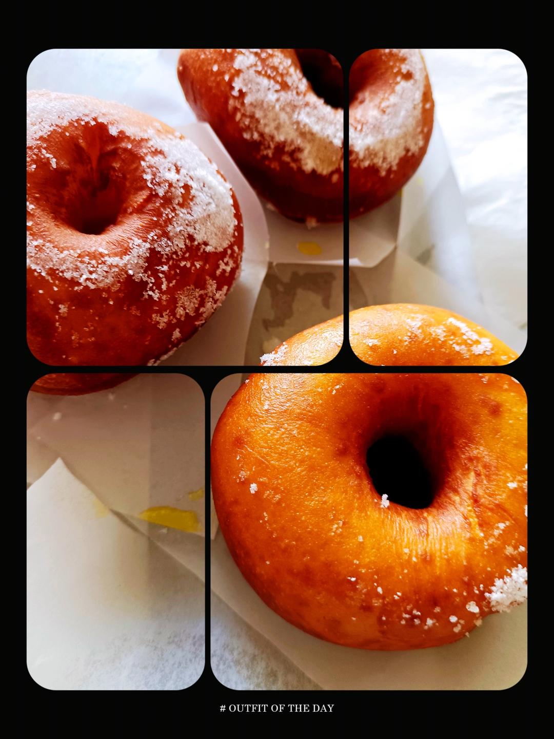 🍩超快手一小时低糖无需烤箱的甜甜圈（详细视频）