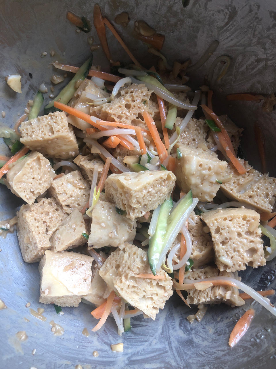 一口上瘾｜爆汁的麻酱面筋‼️比凉皮还好吃