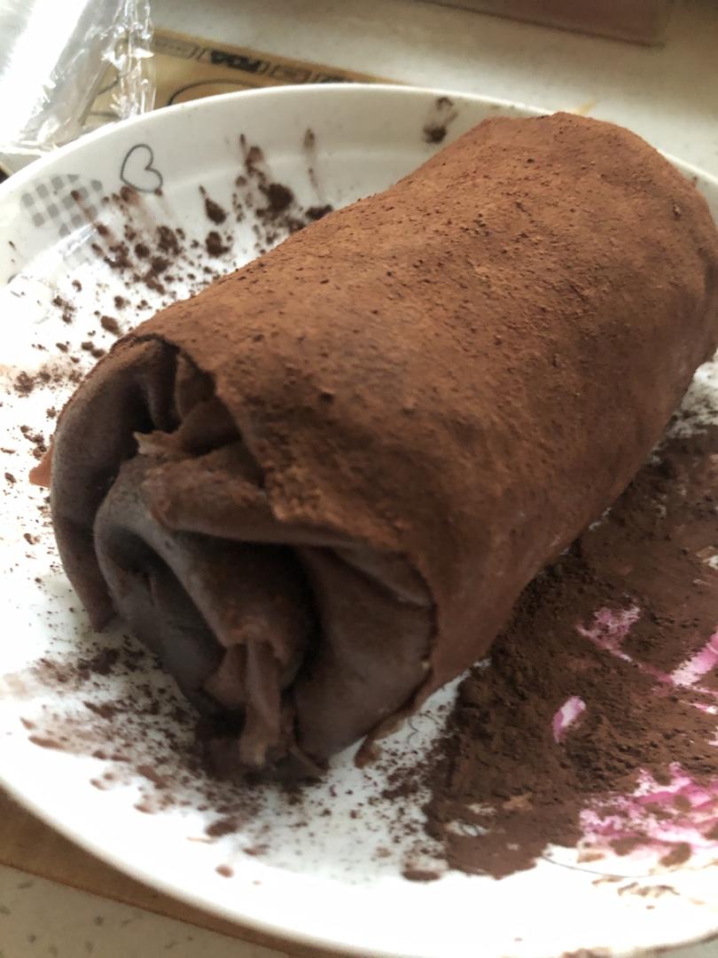 千层毛巾卷，原味、抹茶、巧克力三种口味