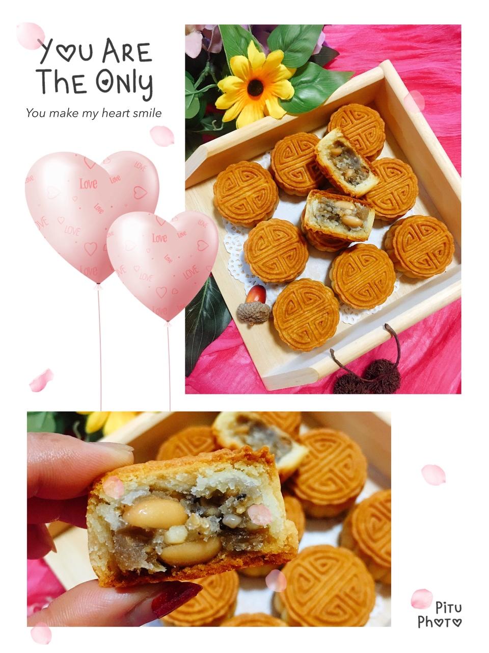 不需要转化糖浆的「老式酥皮🥮月饼」