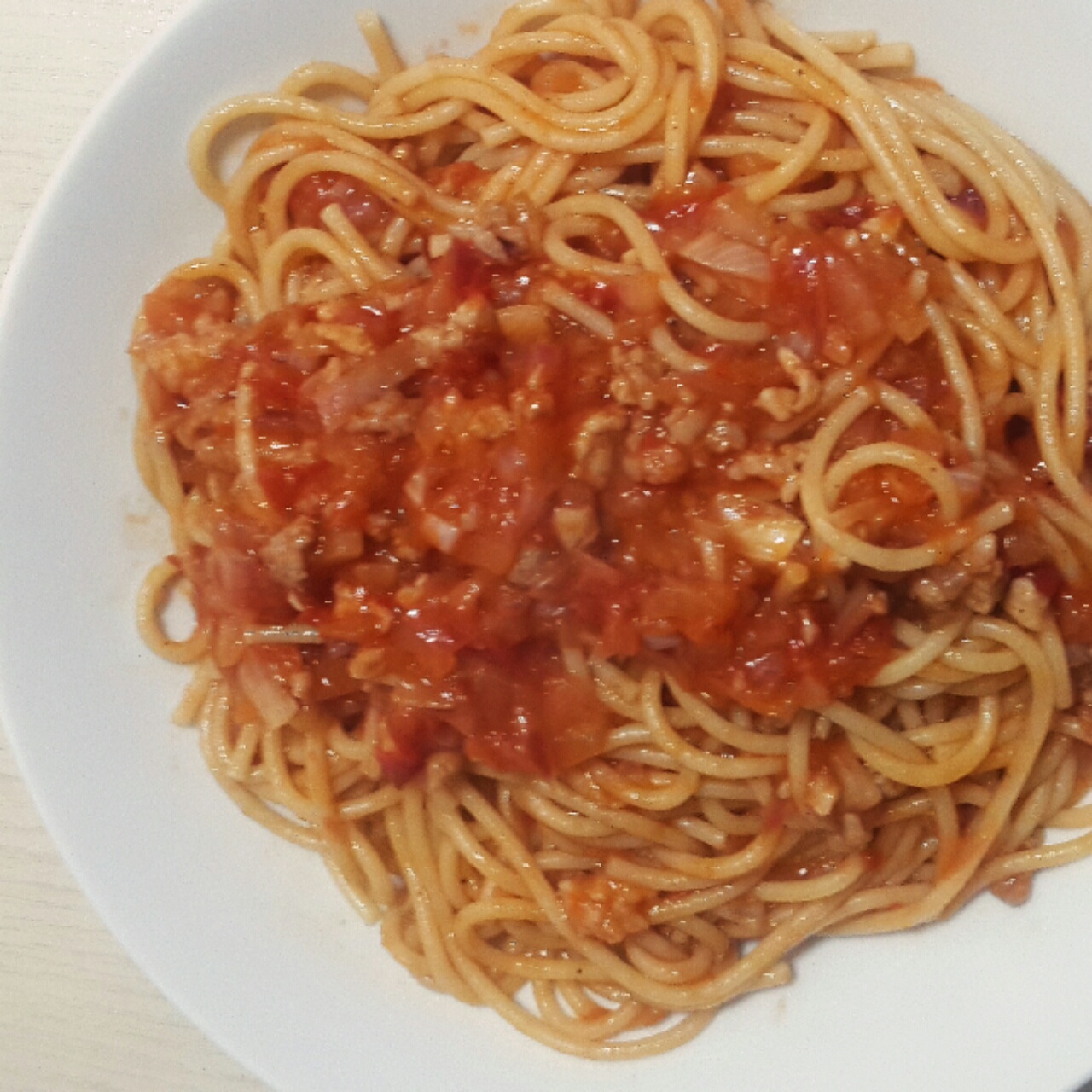 番茄肉酱意大利面
