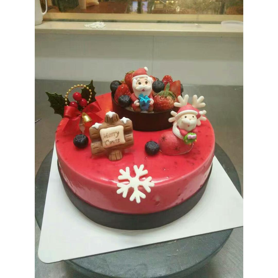 圣诞呆萌裸蛋糕